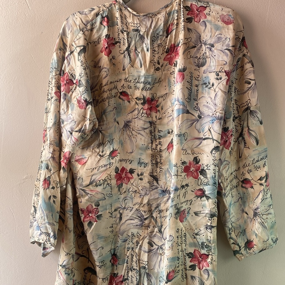 Floral Kimono Robe - Picture 6 of 7